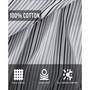CLOSEOUT! Lexington Stripe Cotton 4 Pc Sheet Set, Queen