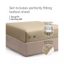 Cotton Fitted Sheet 14" - 16" Deep Pocket - Queen