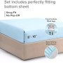Cotton Fitted Sheet 14" - 16" Deep Pocket - Queen