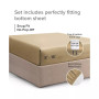 Cotton Fitted Sheet 14" - 16" Deep Pocket - Queen