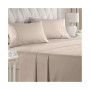 4 Piece Deep Pocket Microfiber (Muted, Vibrant, Heathered) Sheet Set - Queen