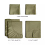 5 Piece 100% Cotton 400 Thread Count Sheet Set - Split King