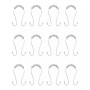Beaded Roller Shower Curtain Double Hooks