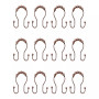 Beaded Roller Shower Curtain Double Hooks