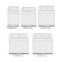 Purity Home 1000 Thread Count  Egyptian Cotton Sheets Set, Full