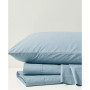 Peached Cotton Percale 3-Pc. Sheet Set, Twin