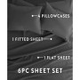 Solids in Style by The Home Collection 4 Piece Bed Sheet Set, Twin XL