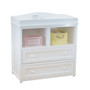 Leila Changing Table & Dresser, White