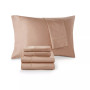 600 Thread Count Pima Cotton Sateen 4-pc Sheet Set, Queen