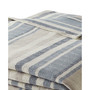 Herringbone Stripe Blue Twin Blanket