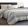 Herringbone Stripe Blue Twin Blanket