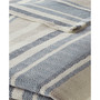 Herringbone Stripe Blue Twin Blanket