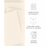 Expressed In Embossed by The Home Collection Checkered 3 Piece Bed Sheet Set, Twin