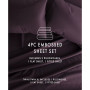 Expressed In Embossed by The Home Collection Checkered 3 Piece Bed Sheet Set, Twin