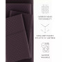 Expressed In Embossed by The Home Collection Checkered 3 Piece Bed Sheet Set, Twin