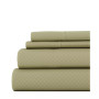 Expressed In Embossed by The Home Collection Checkered 3 Piece Bed Sheet Set, Twin