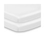 All-in-One Fitted Sheet & Waterproof Cover for Mini Crib Mattresses 38" x 24" — 2-Pack