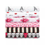 Skull Rose Trellis Microfiber 3 Piece Sheet Set, Twin