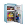 3.1 Cu. Ft. Dual Door Retro Style Mini-Fridge
