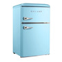 3.1 Cu. Ft. Dual Door Retro Style Mini-Fridge
