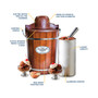 ICMP600WD 6-Quart Wood Bucket Ice Cream Maker