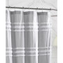 Chenille Stripe Shower Curtain, 72" x 72"