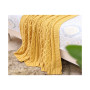 Knitted Luxury Chenille Throw Blanket