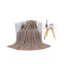 Knitted Luxury Chenille Throw Blanket