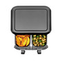 9 Quart Air Fryer Square Digital with Double Baskets