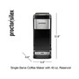 Single-Serve Coffee Maker with 40-oz. Reservoir