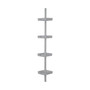 4 Tier Tension Corner Shower Organizer Caddy