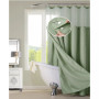 Waffle Complete Shower Curtain With Detachable Liner