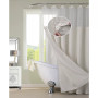 Waffle Complete Shower Curtain With Detachable Liner
