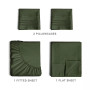 4 Piece Deep Pocket Microfiber (Muted, Vibrant, Heathered) Sheet Set - California King