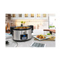 Elite Platinum 8.5 Quart Stainless Steel Programmable Slow Cooker with locking lid