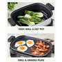 Bistro Noir Multi-Function Deluxe Electric Skillet