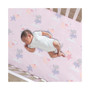 Tiny Dancer Elephant/Bunny Ballet Baby Fitted Crib Sheet - Pink