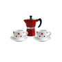 Aluminum Espresso Maker Set, 5 Piece