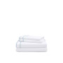 Spencer 300 Thread Count Sateen  Border Sheet Set, Queen