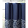 Aubrey Jacquard Beaded Shower Curtain, 72" x  72"