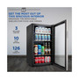 126 Can Small Refrigerator & Beverage Cooler, Stainless Steel