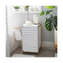 2 Shelf Bamboo Floor Cabinet