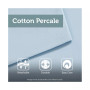 Polka Dot Cotton 3-Pc. Sheet Set, Twin