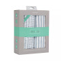 Baby Fitted Waterproof Crib Sheet 100% Combed Jersey Cotton