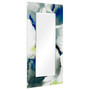 'Ephemeral' Rectangular On Free Floating Printed Tempered Art Glass Beveled Mirror, 72" x 36"