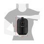 1.1Qt Compact Electric Hot Air Fryer with Timer & Temperature Controls