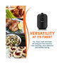 1.1Qt Compact Electric Hot Air Fryer with Timer & Temperature Controls
