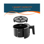 1.1Qt Compact Electric Hot Air Fryer with Timer & Temperature Controls