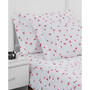 3 Piece Cherries Percale Sheet Set, Twin