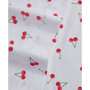 3 Piece Cherries Percale Sheet Set, Twin